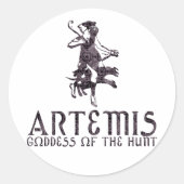 Artemis Ronde Sticker (Voorkant)