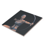 Artemis Sculptuur Keramische Tegel Tegeltje (Zijkant)