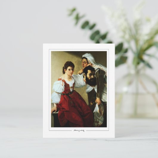 Artemisia Gentileschi #10 - Kunstkunst Briefkaart (Staand voorkant)