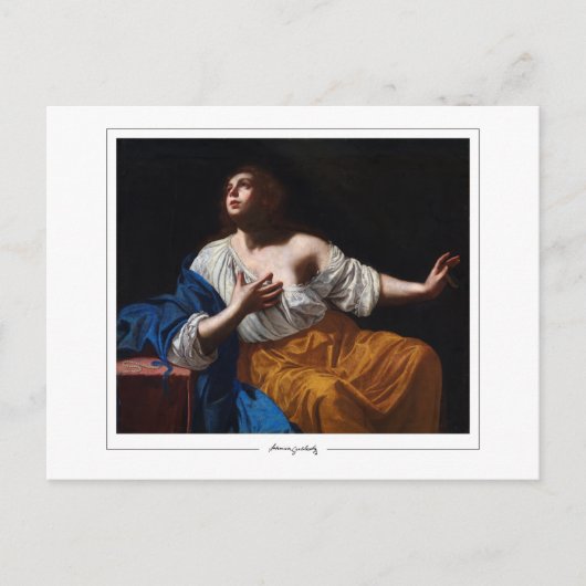 Artemisia Gentileschi #11 - Kunst Briefkaart (Voorkant)