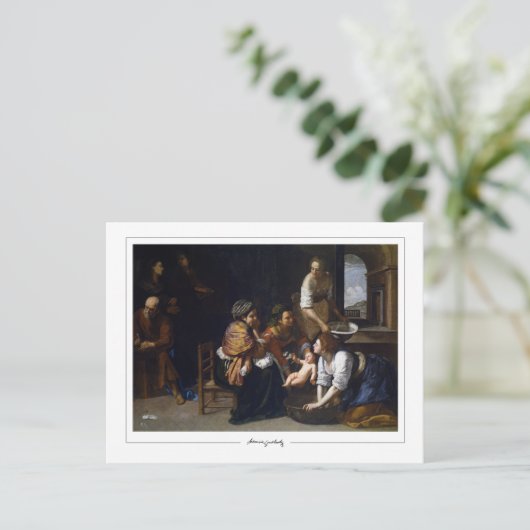 Artemisia Gentileschi #13 - Fijne Kunst Briefkaart (Staand voorkant)