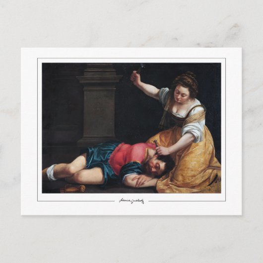 Artemisia Gentileschi #14 - Fijne Kunst Briefkaart (Voorkant)