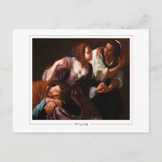 Artemisia Gentileschi #17 - Kunst Briefkaart (Voorkant)