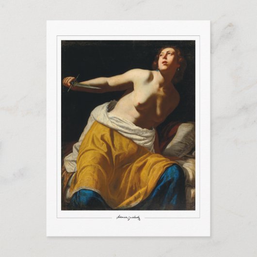 Artemisia Gentileschi #1 - Kunst Briefkaart (Voorkant)