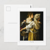 Artemisia Gentileschi #3 - Kunst Briefkaart (Voorkant / Achterkant)