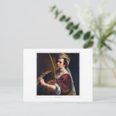 Artemisia Gentileschi #4 - Kunst Briefkaart (Staand voorkant)