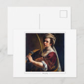 Artemisia Gentileschi #4 - Kunst Briefkaart (Voorkant / Achterkant)