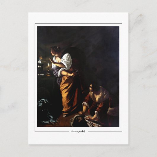 Artemisia Gentileschi #55 - Fijne Kunst Briefkaart (Voorkant)