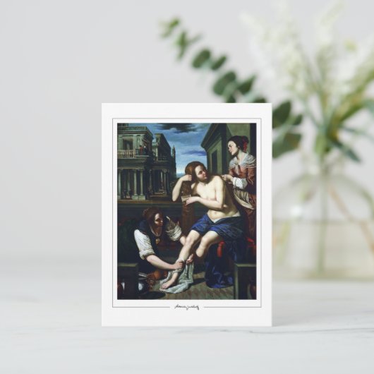 Artemisia Gentileschi #73 - Kunst Briefkaart (Staand voorkant)