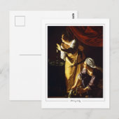 Artemisia Gentileschi #75 - Fijne Kunst Briefkaart (Voorkant / Achterkant)