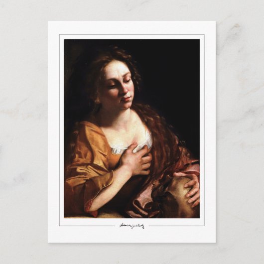 Artemisia Gentileschi #77 - Kunstkunst Briefkaart (Voorkant)
