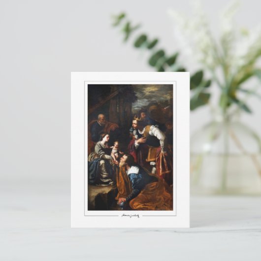 Artemisia Gentileschi #83 - Fijne Kunst Briefkaart (Staand voorkant)