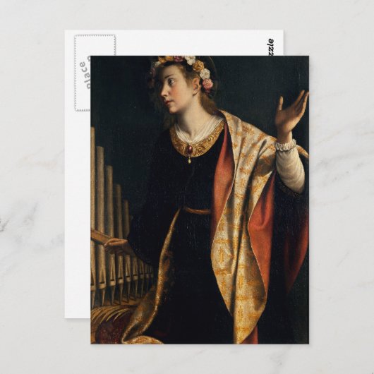 Artemisia Gentileschi Art Briefkaart (Voorkant / Achterkant)