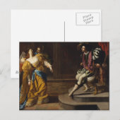 Artemisia Gentileschi Art Briefkaart (Voorkant / Achterkant)