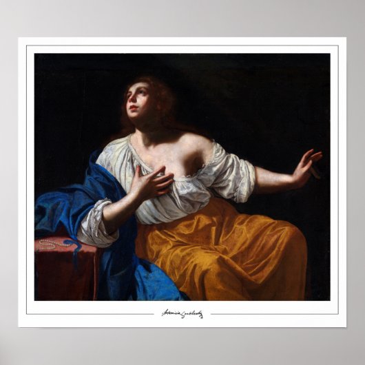 Artemisia Gentileschi Zedign Art Poster #11 (Voorkant)