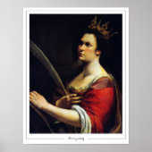 Artemisia Gentileschi Zedign Art Poster #12 (Voorkant)