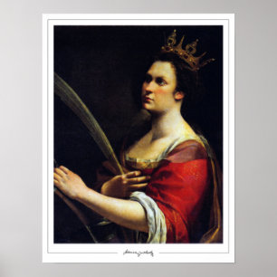 Artemisia Gentileschi Zedign Art Poster #12