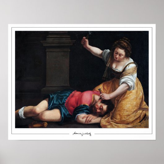 Artemisia Gentileschi Zedign Art Poster #14 (Voorkant)