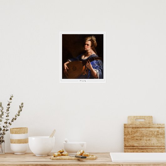 Artemisia Gentileschi Zedign Art Poster #16 (Keuken)