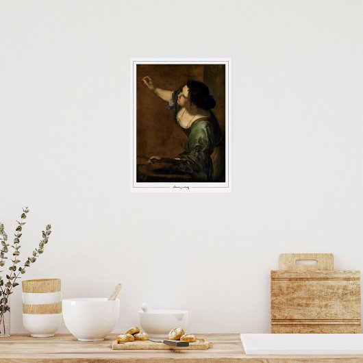 Artemisia Gentileschi Zedign Art Poster #18 (Keuken)