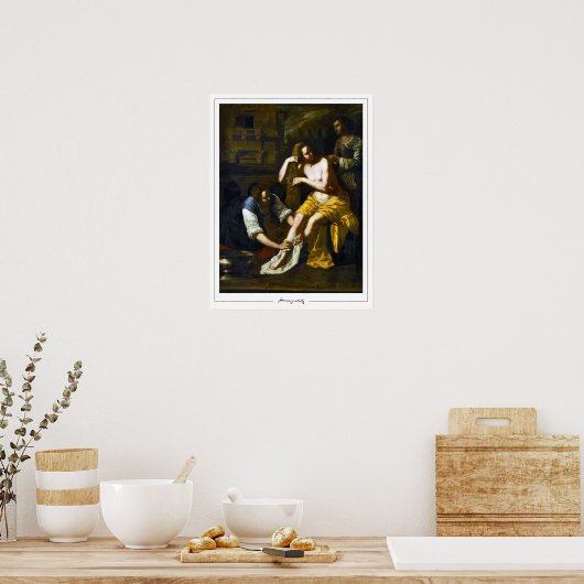 Artemisia Gentileschi Zedign Art Poster #2 (Keuken)