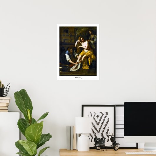 Artemisia Gentileschi Zedign Art Poster #2 (Thuiskantoor)