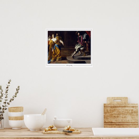 Artemisia Gentileschi Zedign Art Poster #20 (Keuken)
