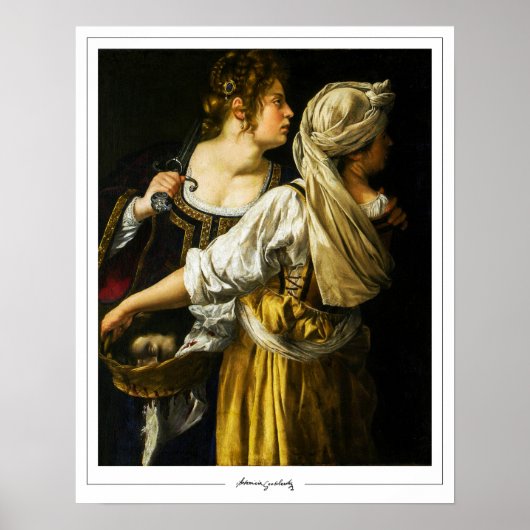 Artemisia Gentileschi Zedign Art Poster #3 (Voorkant)