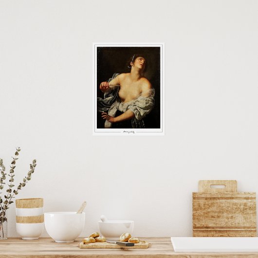 Artemisia Gentileschi Zedign Art Poster #35 (Keuken)