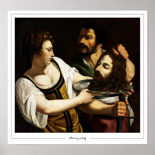 Artemisia Gentileschi Zedign Art Poster #36 (Voorkant)