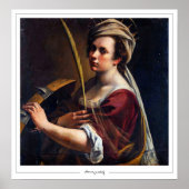 Artemisia Gentileschi Zedign Art Poster #4 (Voorkant)