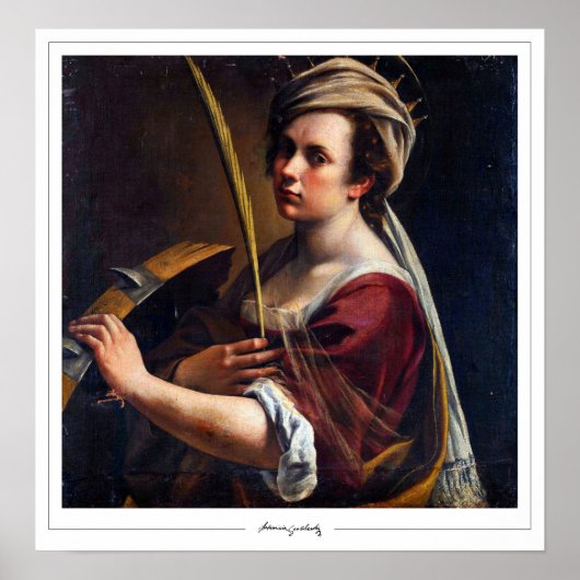Artemisia Gentileschi Zedign Art Poster #4 (Voorkant)