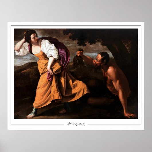 Artemisia Gentileschi Zedign Art Poster #42 (Voorkant)