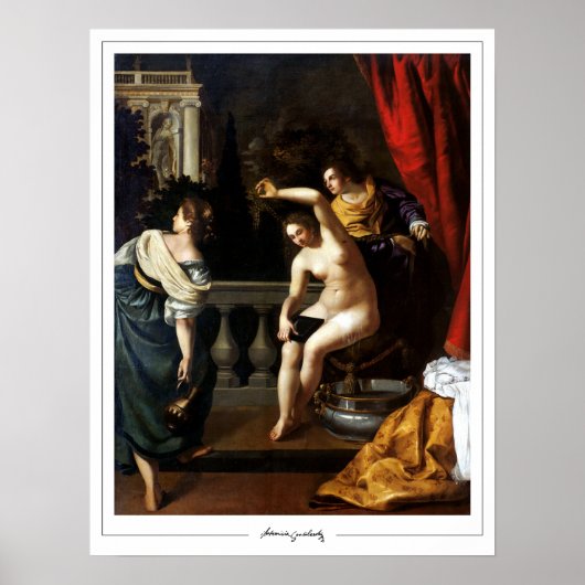 Artemisia Gentileschi Zedign Art Poster #45 (Voorkant)