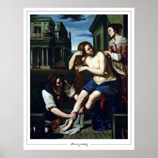 Artemisia Gentileschi Zedign Art Poster #73 (Voorkant)