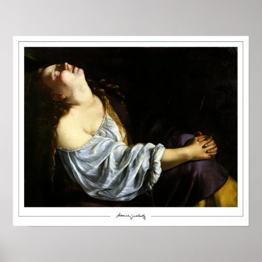 Artemisia Gentileschi Zedign Art Poster #86 (Voorkant)