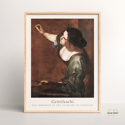 Artemisia Gentileschi Zelfportret Kunst Barok Poster