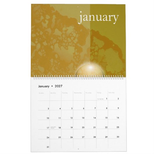 ARTEOLOGIE nieuwe dag Kalender (Jan 2027)
