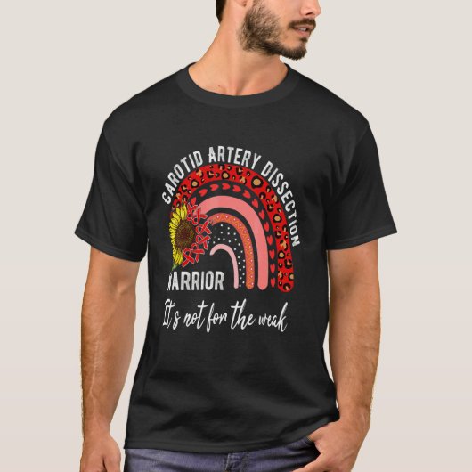Arteria carotis dissecans bewustzijn t-shirt (Voorkant)