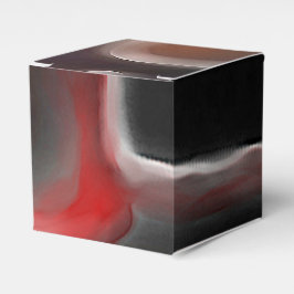 Arterieel Motief: Abstract Zwart, Wit & Rood Bedankdoosjes