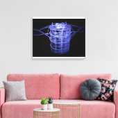 Arteriën rond een deel van de wervelkolom canvas afdruk (Insitu (Woonkamer))