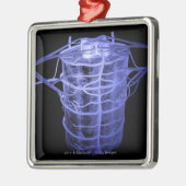 Arteriën rond een deel van de wervelkolom metalen ornament (Links)