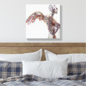 Arteriën, veinen en lymfatisch systeem 2 canvas afdruk (Insitu (Slaapkamer))