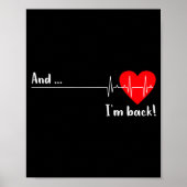 Artery Open, Heart Diseases Surgery Heartbeat Poster (Voorkant)