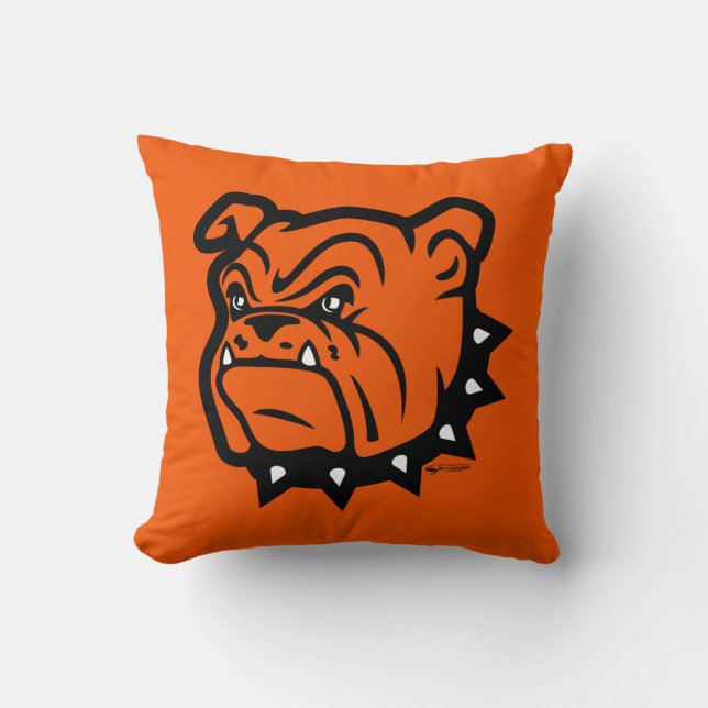 Artesia Big Bulldog Oranje Sierkussen (Voorkant)