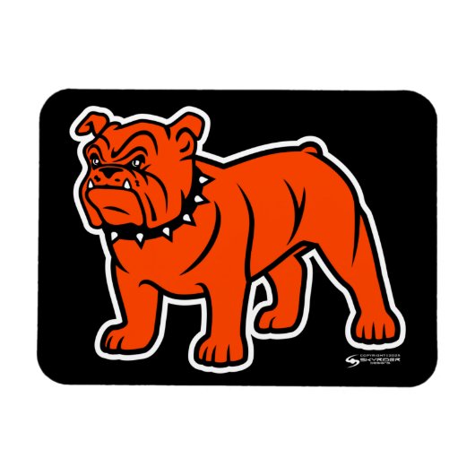 Artesia Bulldogs "Bulldog Heritage" Magnet Magneet (Horizontaal)