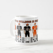 Artesia Bulldogs Football State Champ Uniforms Mug Koffiemok (Voorkant links)
