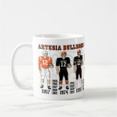 Artesia Bulldogs Football State Champ Uniforms Mug Koffiemok (Links)