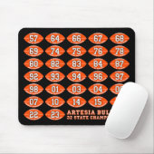 Artesia Bulldogs Football State Champs Mousepad Muismat (Met muis)