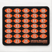 Artesia Bulldogs Football State Champs Mousepad Muismat (Voorkant)